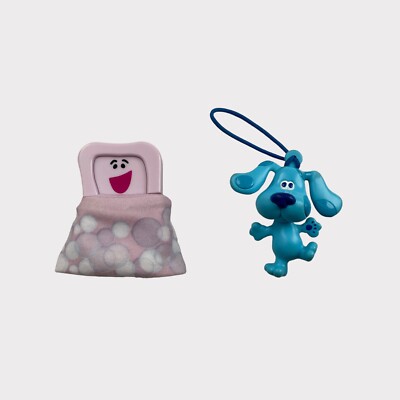 Vintage 1999 Blues Clues Hand Puppet Bath Mitt Tub Toy And