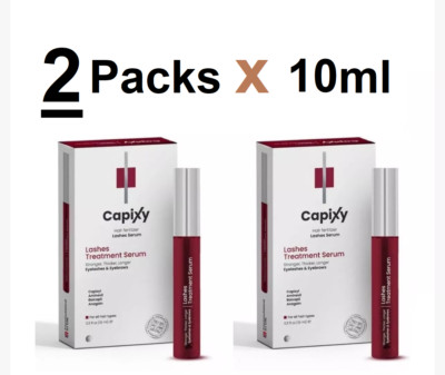 Capixy Eyelash and Eyebrow Growth Serum with Peptide Technology( 2 Pac X 10ml )