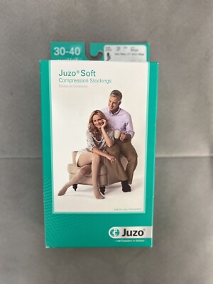 Juzo Soft Stockings 2002 AT Panty OT Short Beige Size 1 30-40mmHg NEW