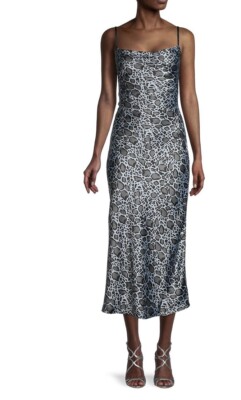 Nordstrom Dress M Love Ady Womens Satin Slip 90s Y2K Wedding Guest Summer  Blue | eBay