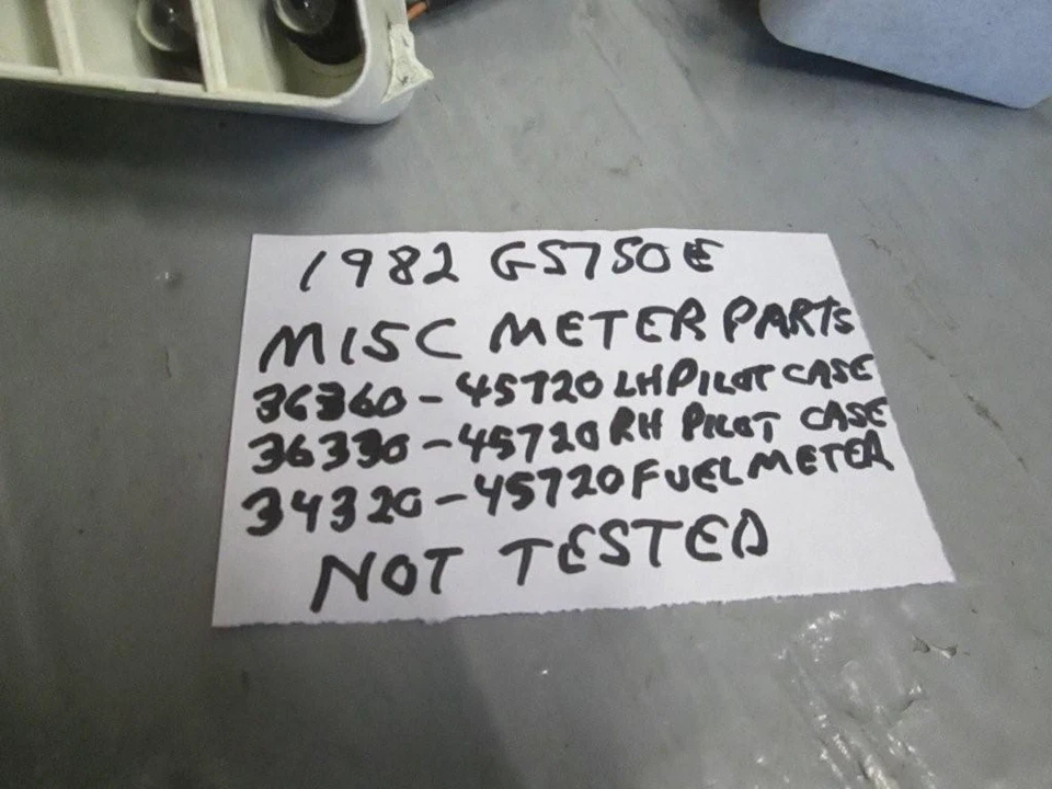 Piezas medidor misceláneo Suzuki GS750E Foto 3 de 4