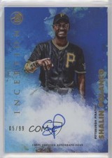 2021 Bowman Inception Blue Foil 5/99 Shalin Polanco #PA-SP Auto x2o