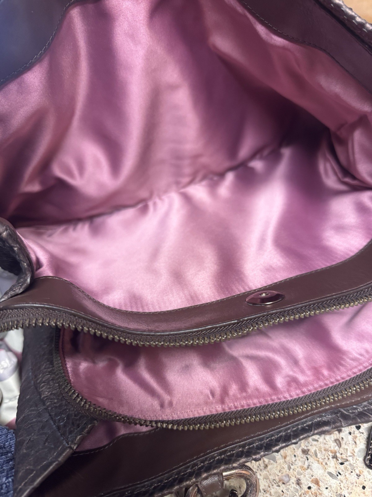 COACH Bronze  Python Embossed Leather Chelsea Jay… - image 9