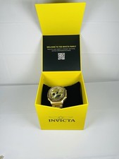 Activa x Invicta Digital Unisex Watch 45.5mm, Gold Band Dial NEW W/ Box