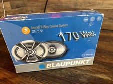 Blaupunkt 2 Way Coaxial Speakers GTX572 5"x 7" 170 Watts NEW OPEN BOX