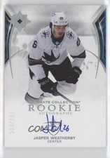2021 Upper Deck Ultimate Collection Rookies /299 Jasper Weatherby #142 Auto 6o3