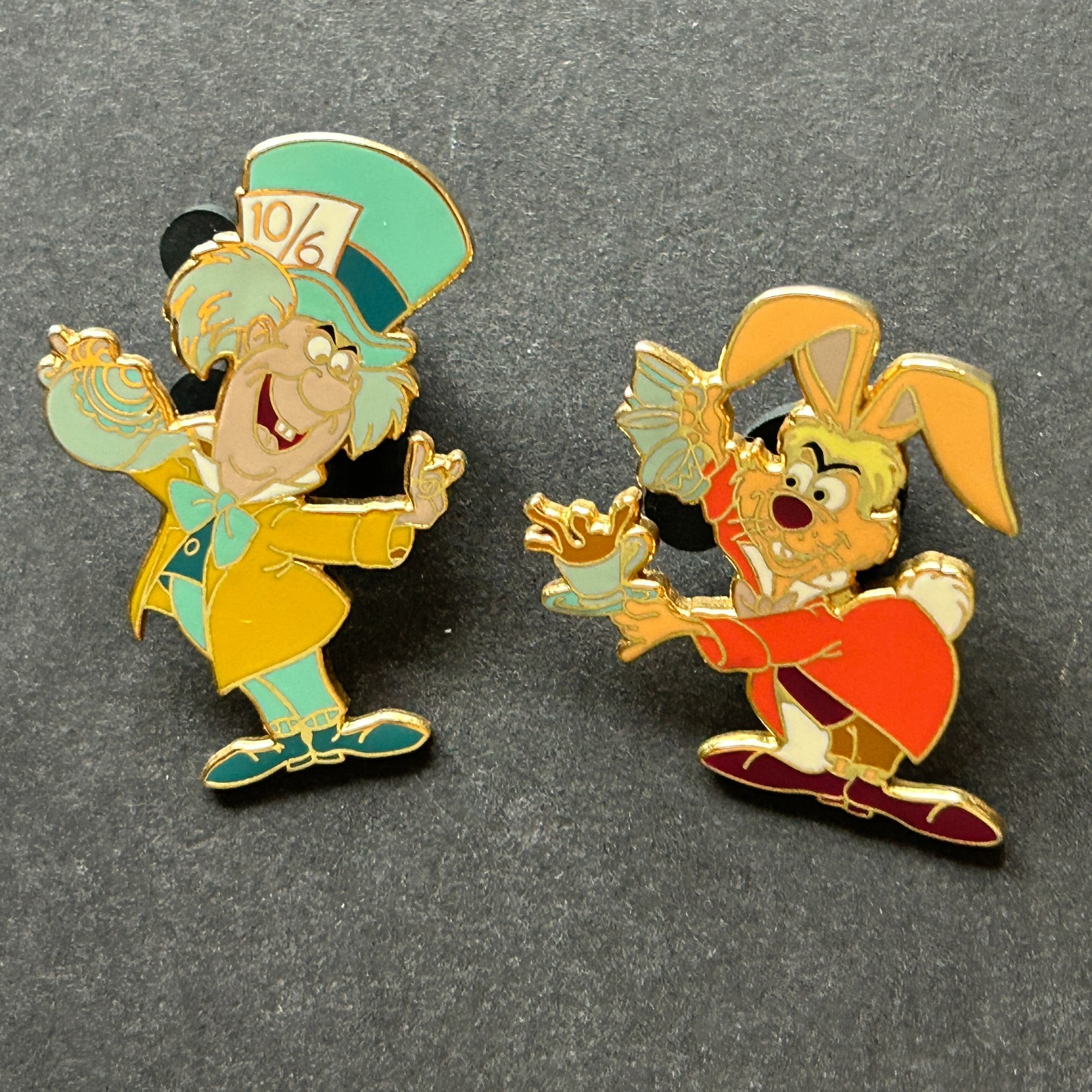 DLR - Mad Hatter and March Hare - Alice in Wonderland LE 2000 Disney Pin 37318