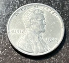 1943 WWII Steel Penny, Good Condition #107
