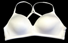 Calvin Klein Bra Women 32A White Wireless Demi Lightly Lined Convertible Logo