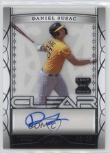 2022 Leaf Trinity Clear Silver Foil 49/99 Daniel Susac #CA-GW1 Auto 14sd