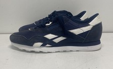 Reebok Classic Nylon Navy Suede Men's Shoes Size 9.5