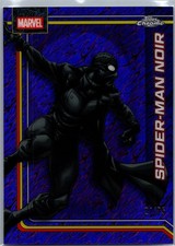 2026 Topps Chrome Marvel Comics #165 Spider-Man Noir Purple Shimmer Ref /75