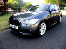 2013 BMW 1 SERIES DIESEL HATCH BACK 120D X DRIVE M SPORT 5DR IN GUN METAL GREY