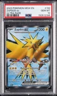 2023 POKEMON MEW EN-151 ULTRA RARE #192 ZAPDOS EX PSA 10