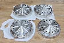Cem New Dodge Plymouth Chrysler Police 9 Dog Dish Hubcaps Set Of 4 Vented Mopar