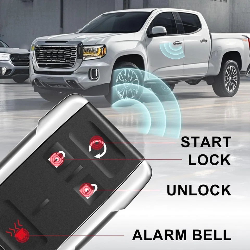 Key Fob + Programmer For Chevy Silverado GMC Sierra 1500 2500 3500 HD 2014-2019 - Изображение 3 из 4