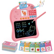 Kids Educational Learning Toys with Math Games,Talking Flash Cards and Writin...