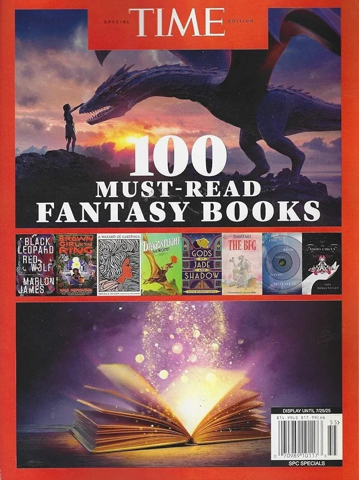 100 Must-Read Fantasy Books- Special Edition Time Magazine- BRAND NEW