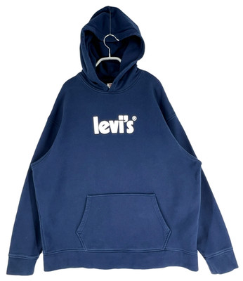 LEVIS STRAUS & CO Men Hoodie Relaxed Jumper Pullover Sweater Size XL