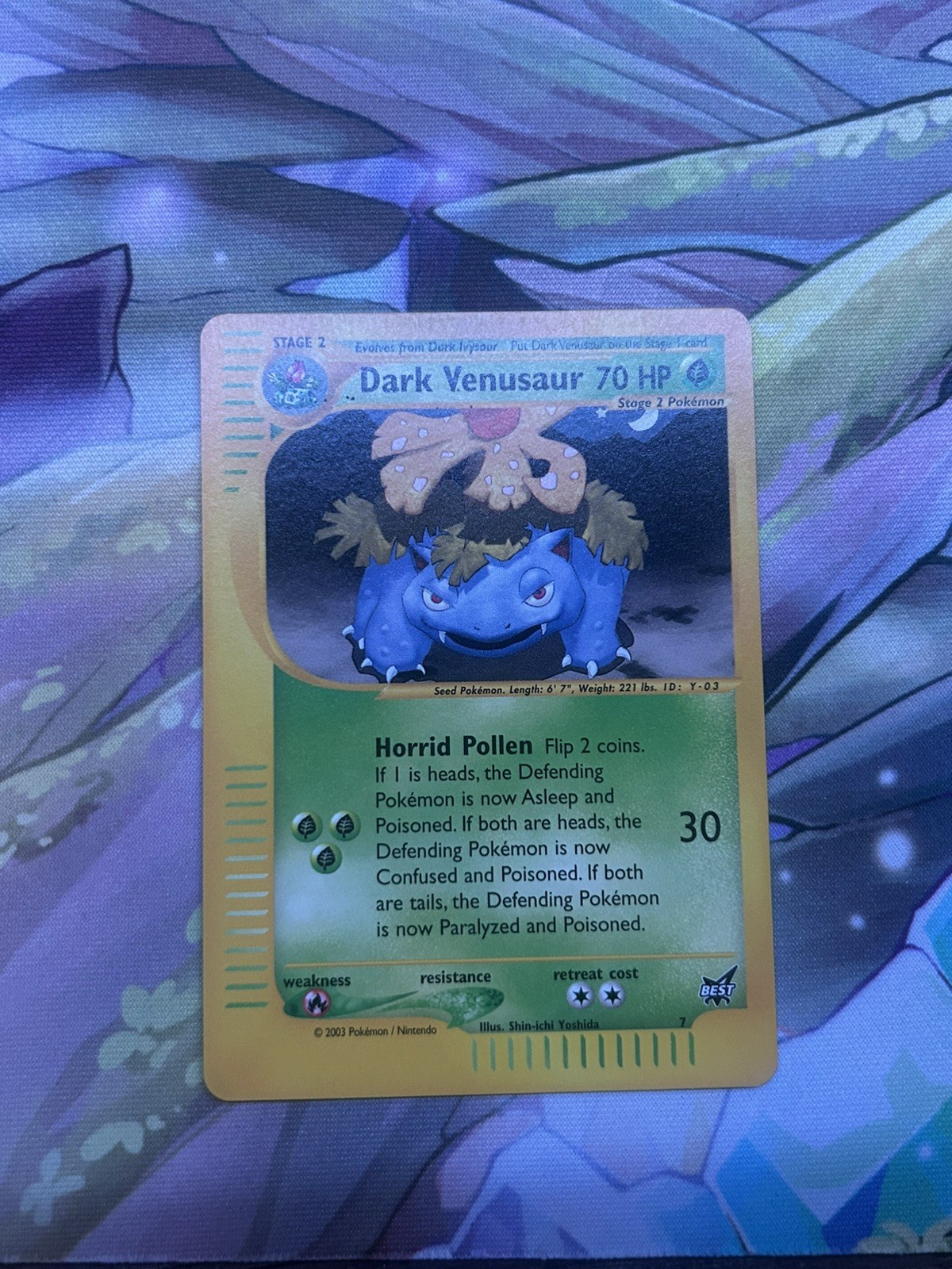 Dark Venusaur Best Promo 7 Pokemon TCG 2003 Near Mint