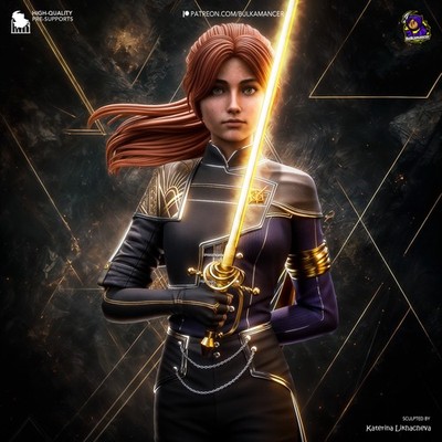 Maelle Clair Obscur Expedition 33 3D Printed Figure 341mm Resin Kit
