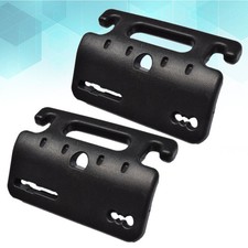 2Pcs Black Car Hanger Grab Bar for Auto Back Seat Made of Premium ABS Material