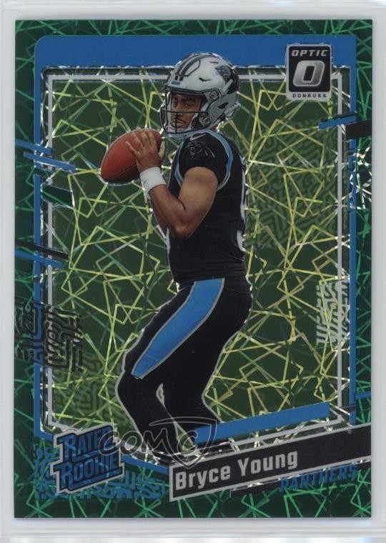 2023 Panini Donruss Optic Rated Rookie Green Velocity Prizm Bryce Young #213