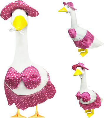 Porch Goose Summer Outfit, Porch Goose Clothes with Red Polka Dot, for 23''/17'' L