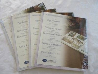 Creative Memories 12 X 12 Page Protectors LOT-4 Pack- 16 Original Old Style NEW