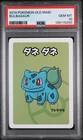 2019 POKEMON OLD MAID BULBASAUR PSA 10