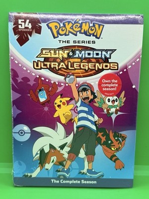 Pokemon The Series/Sun & Moon Ultra Legends (6 DVDs, 2025) NEW W/SLIPCOVER 
