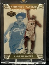 LeBRON JAMES , VAREJAO, 2007/08 Topps co-signers, CAVALIERS, 28/89 