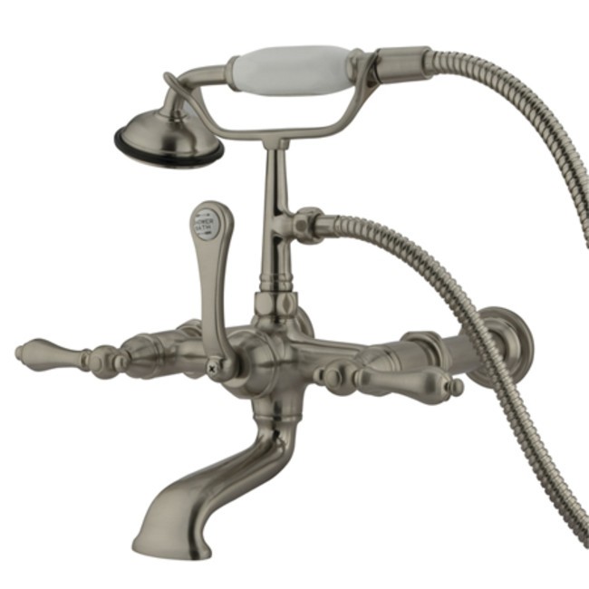 Kingston Brass CC541T Vintage Wall Mounted Tub Filler - Nickel