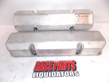 SBC Roush/Yates Alum fabricated valve covers race drag street 62426-5