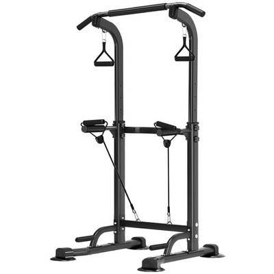 Power Tower Pull Up Bar,Pull-Up Rack Dip Station,Height Adjustable Multi-func...