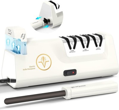 Professional Electric Knife Sharpeners with Diamond Abrasives and Precision