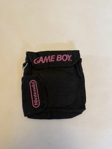 Vintage Nintendo Game Boy Carry Case Shoulder Bag Black Pink No Strap