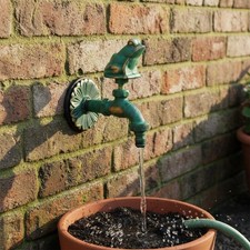 Garden Hose Spigot Rust Resistant Brass Bird Faucet for Yard