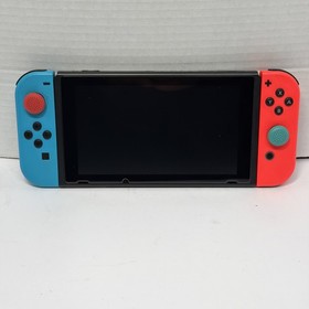 Nintendo Switch V1 Bundle - Neon Joy-Cons, DreamGear Grip, Hotel Transylvania 3