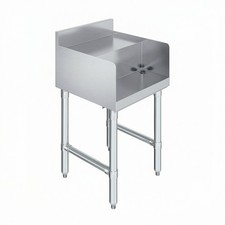 18.5 in. x 18 in. x 30 in. Underbar Stainless Steel Blender Station Flat Top