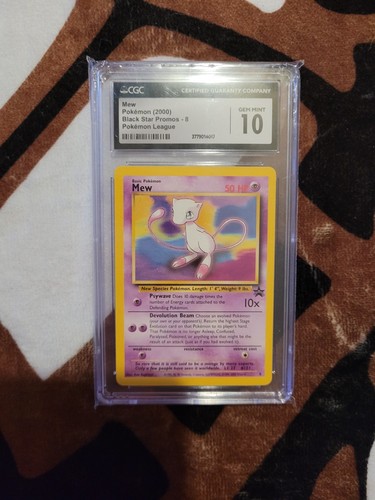 2000 Pokemon Mew Black Star Promo Non-holo
