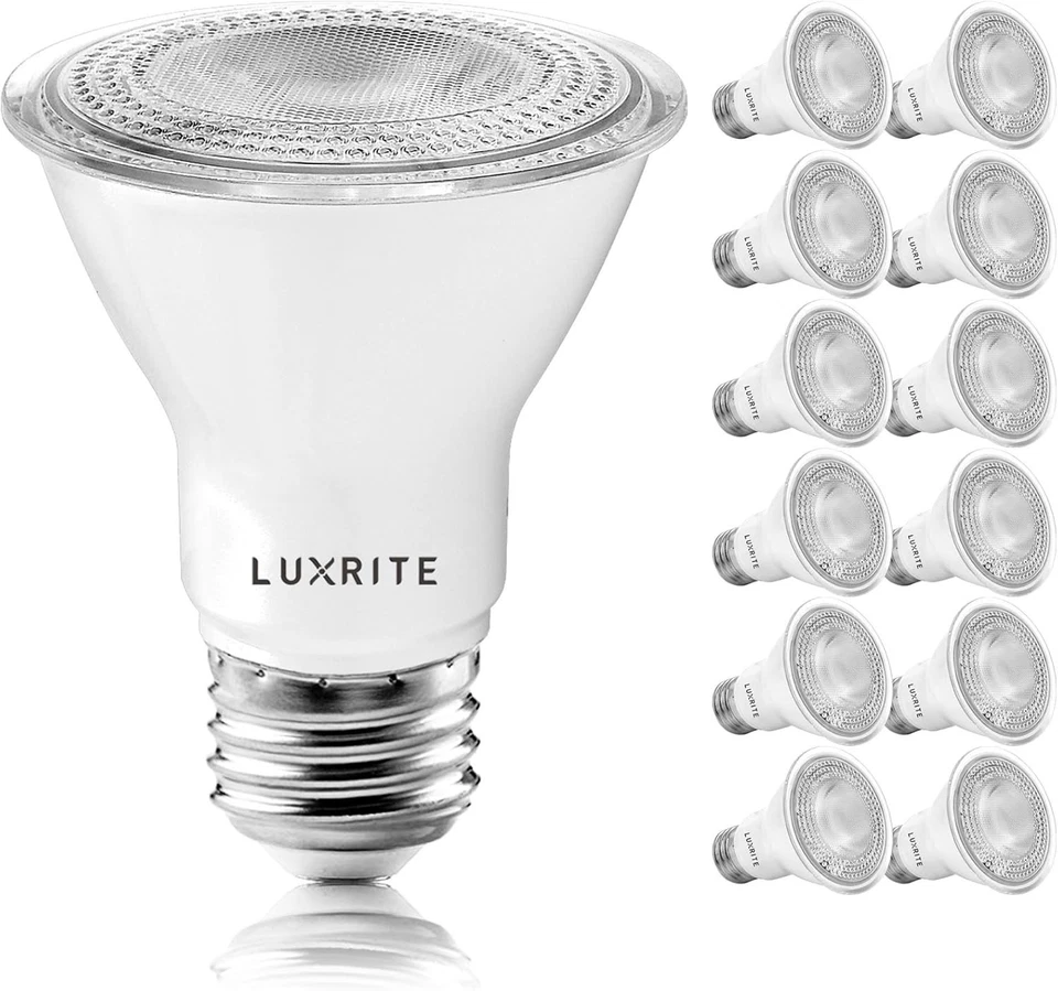 12 Pack Dimmable LED Spotlight Bulbs, 7W, 3500K - 500 Lumens - Image 3 of 4