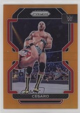 2022 Panini Prizm WWE Orange Prizm 96/99 Cesaro #171 1c0k