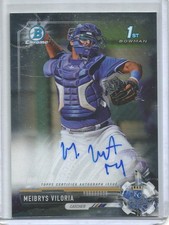 Meibrys Viloria 2017 Bowman Chrome Autograph Rookie