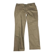 Lee Women's Relaxed Fit Straight Leg Pants Khaki Size 16 Medium
