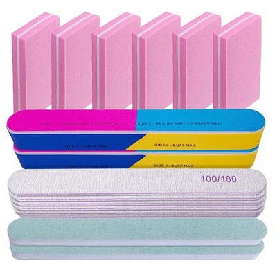 Nail File and Buffer Set (16 16 Pcs MIx Buffer, Multicolor