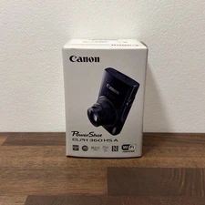 Canon PowerShot ELPH 360 HS A 20.2MP FHD Digital Camera (Black) - SHIPS TODAY