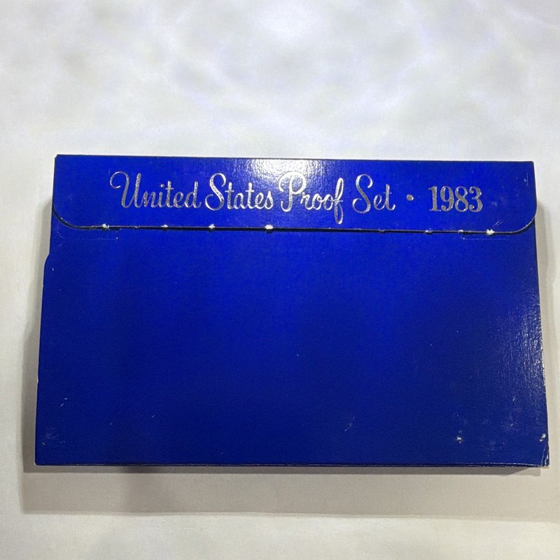 1983 United States Proof Set San Francisco Mint Original Box & Proof Coin Holder