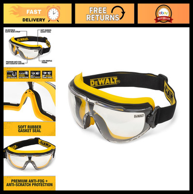 Clear Anti-Fog Safety Goggles for Work, Construction, and Outdoor Use - DPG84