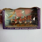Vtg 1961 Marx Walt Disney Babes in Toyland Soldiers Play Set w/ Box HK COMPLETE